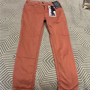 Rust Orange Casual Pants